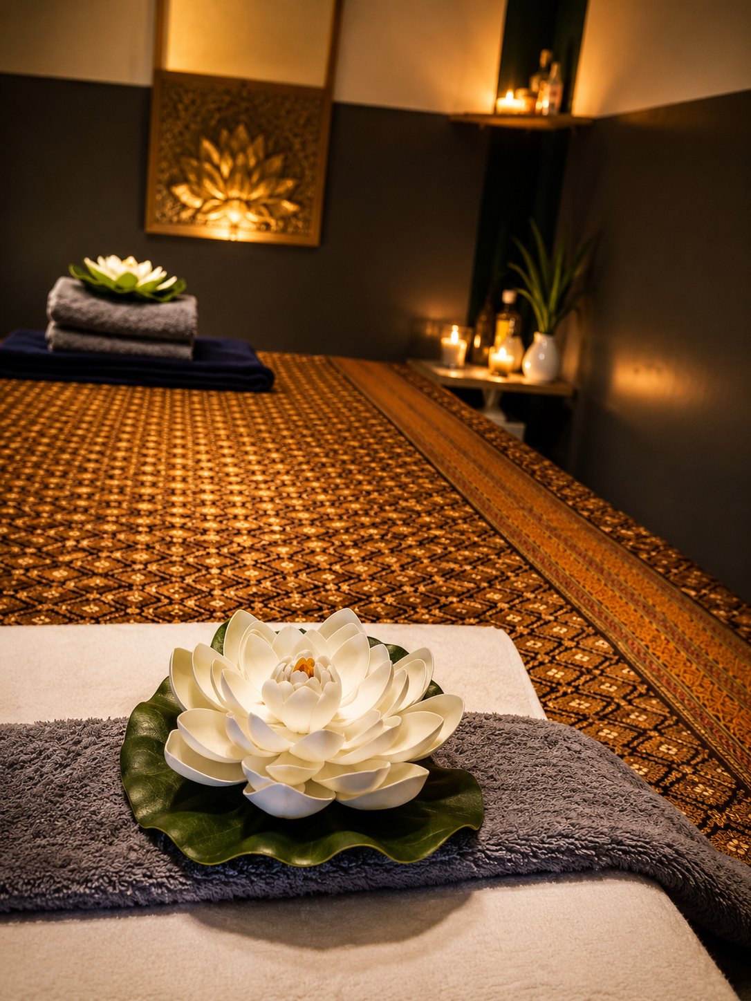 Behandlungsraum von Golden Spoon Thai Massage Holzkirchen